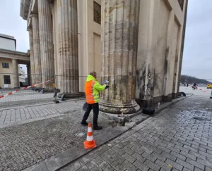 Scanarbeiten am Brandenburger Tor, Schadensdokumentation