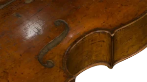 3D-Modell des Cellos (Detail)